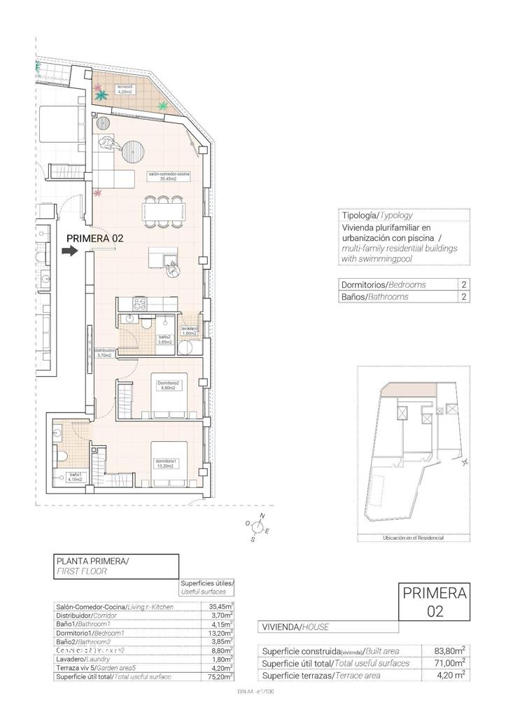Квартира в Ондон-де-лас-Ньевес, 83 м², 205 000 €, фото 8, объявление 66287536