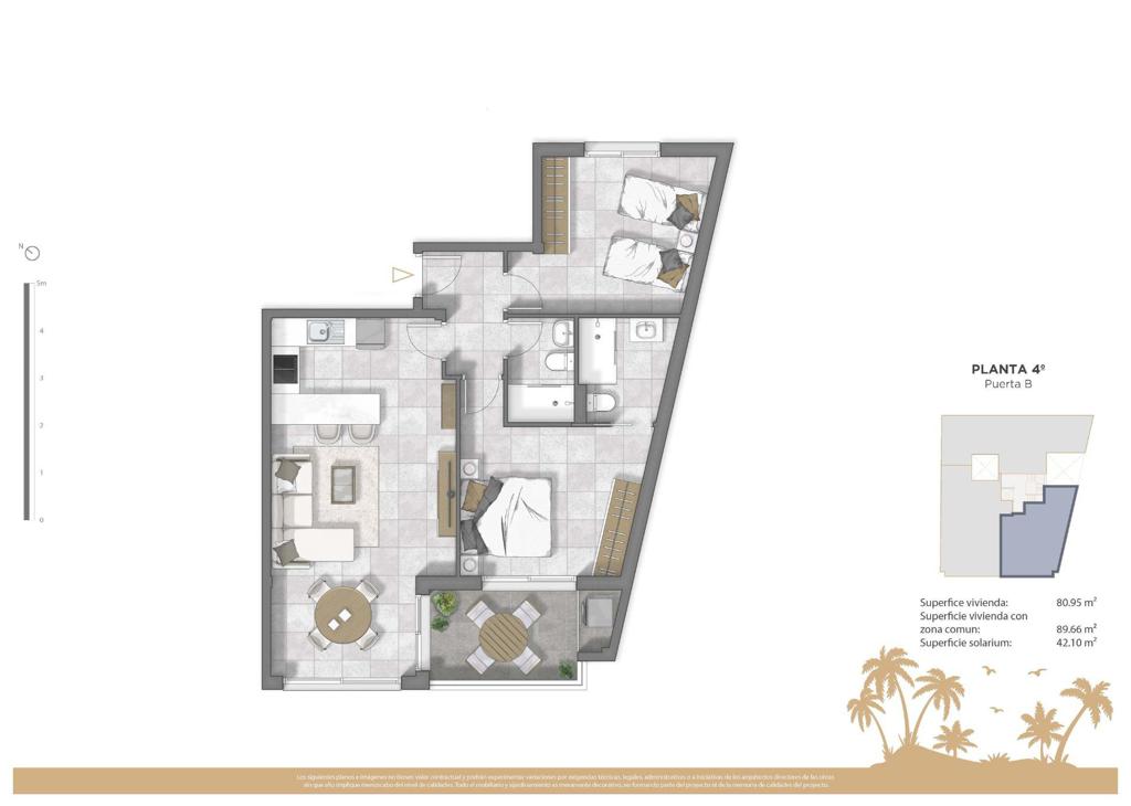 Квартира в Гвардамар-дель-Сегура, 72 м², 468 000 €, фото 8, объявление 26273216