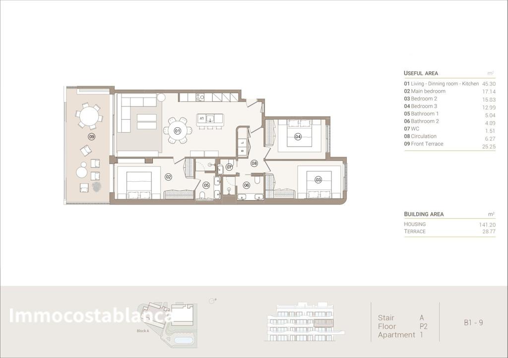 Квартира в Сан-Мигель-де-Салинасе, 141 м², 650 000 €, фото 10, объявление 6588416