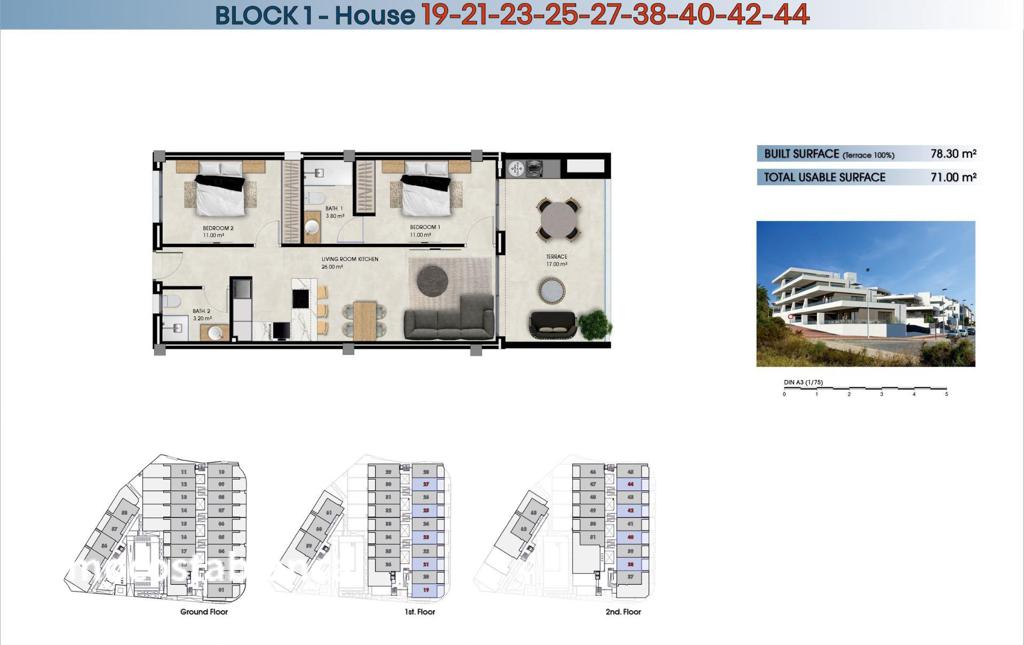 Квартира в Ла Марине, 78 м², 299 000 €, фото 5, объявление 2239536