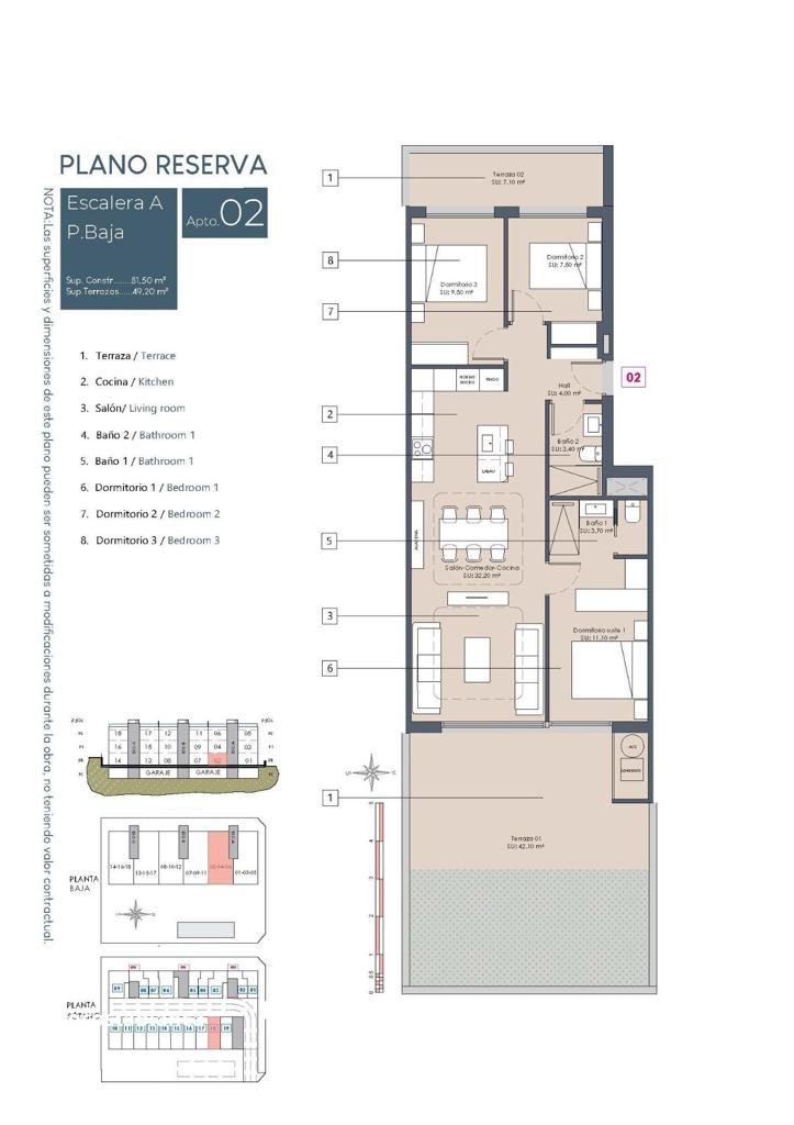 Квартира в Сьюдад-Кесада, 81 м², 310 000 €, фото 9, объявление 1816416