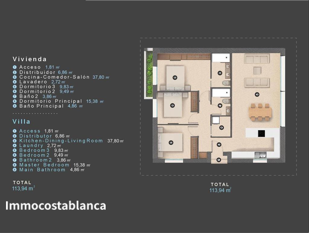 Вилла в Ориуэла Коста, 113 м², 488 000 €, фото 9, объявление 53672416