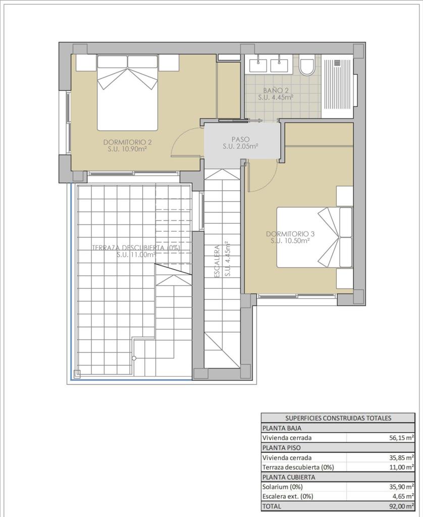 Вилла в Ориуэла Коста, 95 м², 385 000 €, фото 8, объявление 58919536