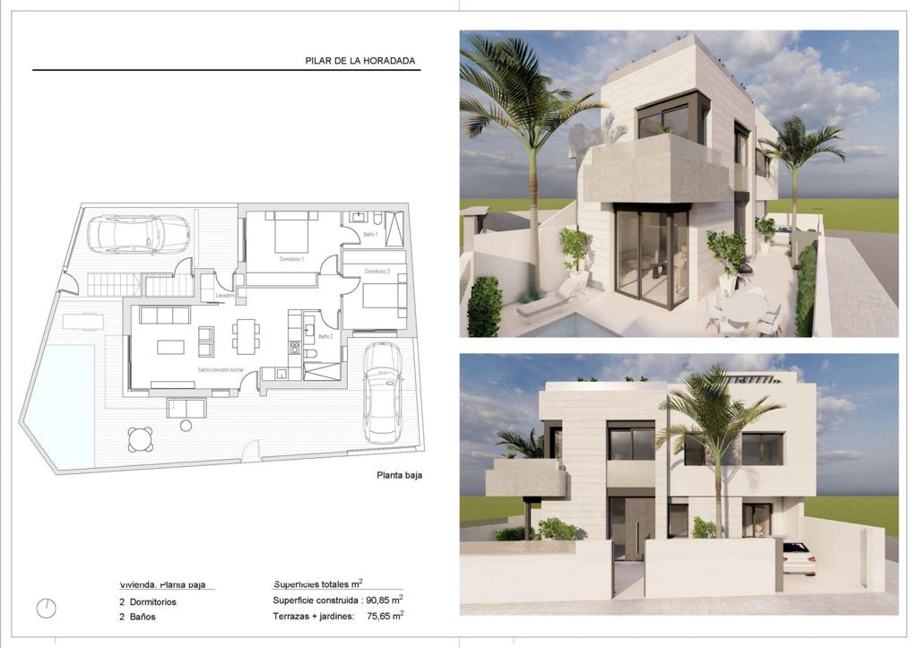 Коттедж в Пилар-де-ла-Орададе, 90 м², 359 000 €, фото 9, объявление 47360416