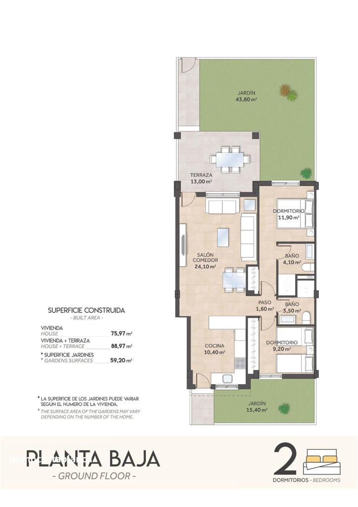 Коттедж в Сан-Мигель-де-Салинасе, 75 м², 244 000 €, фото 5, объявление 78359536