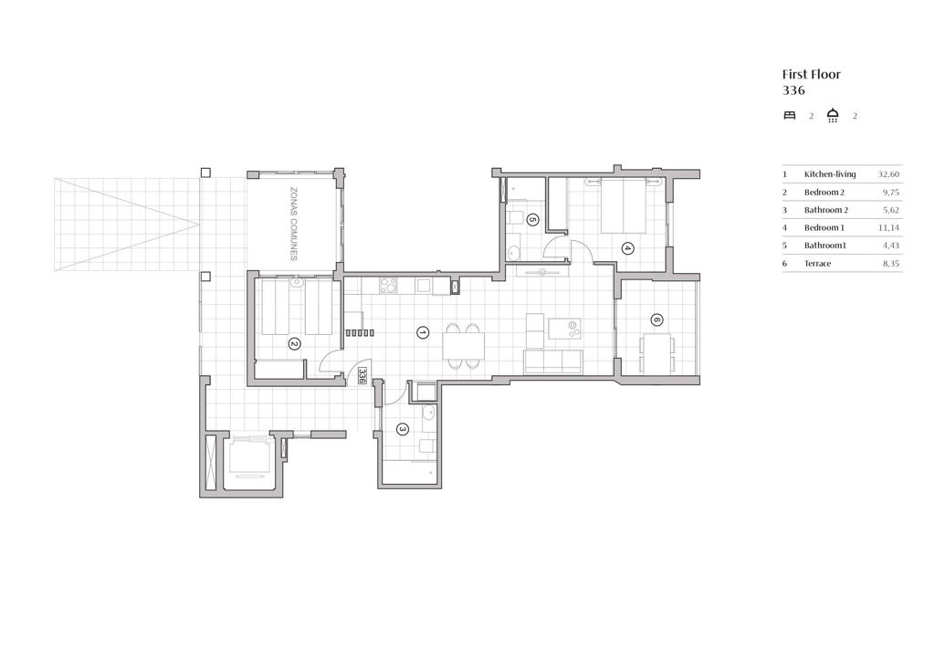 Квартира в Вильямартине, 74 м², 195 000 €, фото 2, объявление 49558656