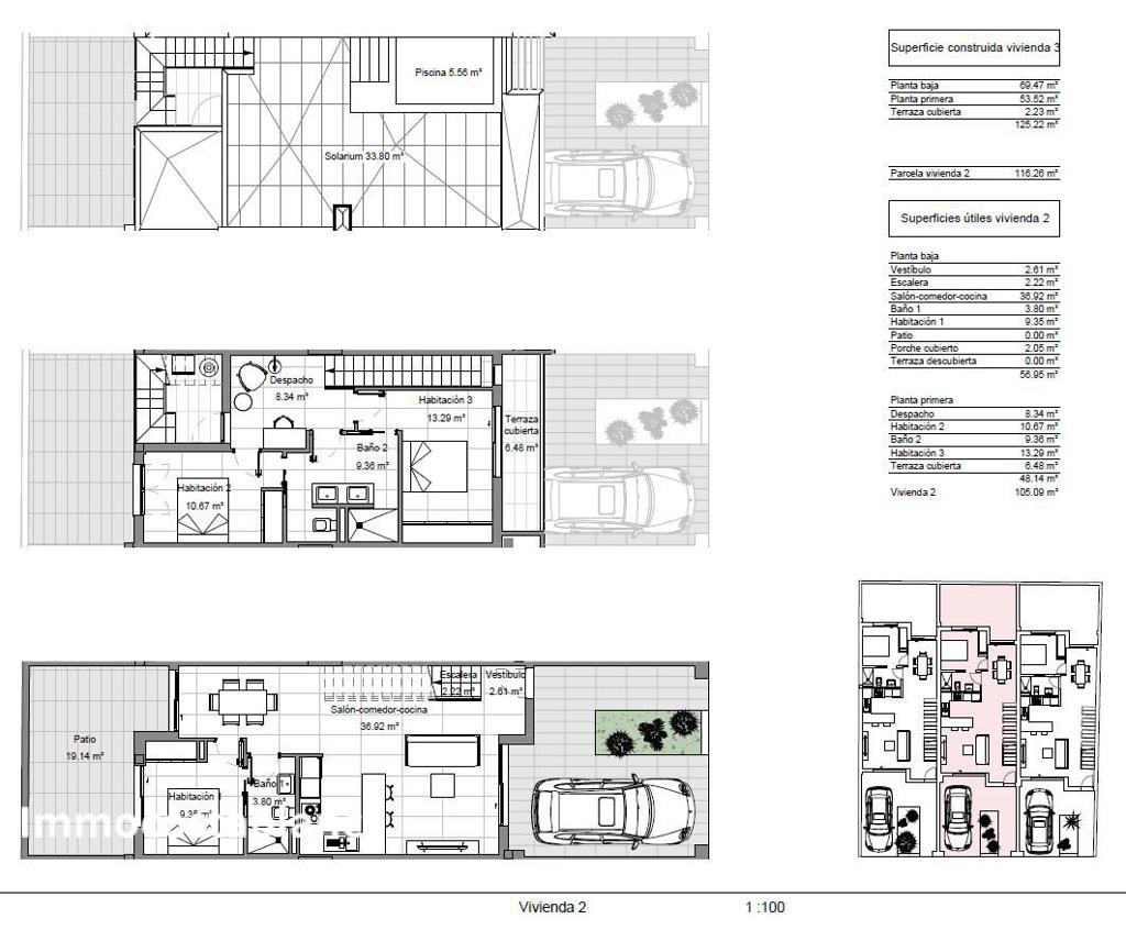 Дом в городе в Пилар-де-ла-Орададе, 105 м², 390 000 €, фото 3, объявление 61775456