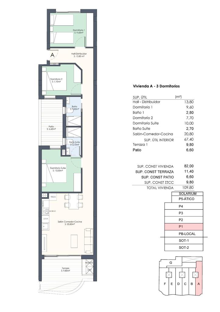 Квартира в Торревьехе, 102 м², 429 000 €, фото 6, объявление 383536