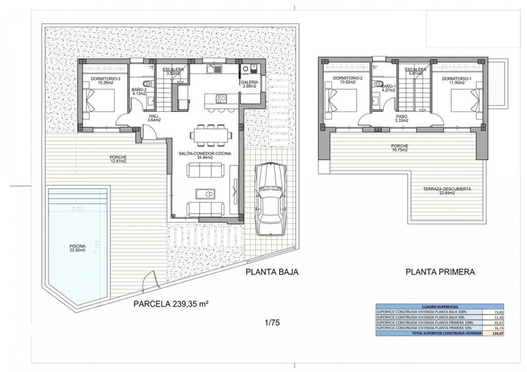 Вилла в Сьюдад-Кесада, 134 м², 531 000 €, фото 2, объявление 19007536