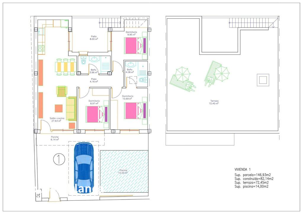 Таунхаус в Аликанте, 160 м², 315 000 €, фото 10, объявление 15146816