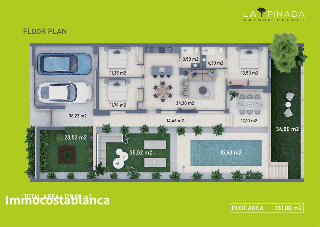 Коттедж в Финестрате, 100 м², 479 000 €, фото 1, объявление 31516256