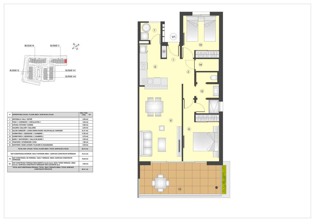 Квартира в Торревьехе, 98 м², 340 000 €, фото 1, объявление 9974656