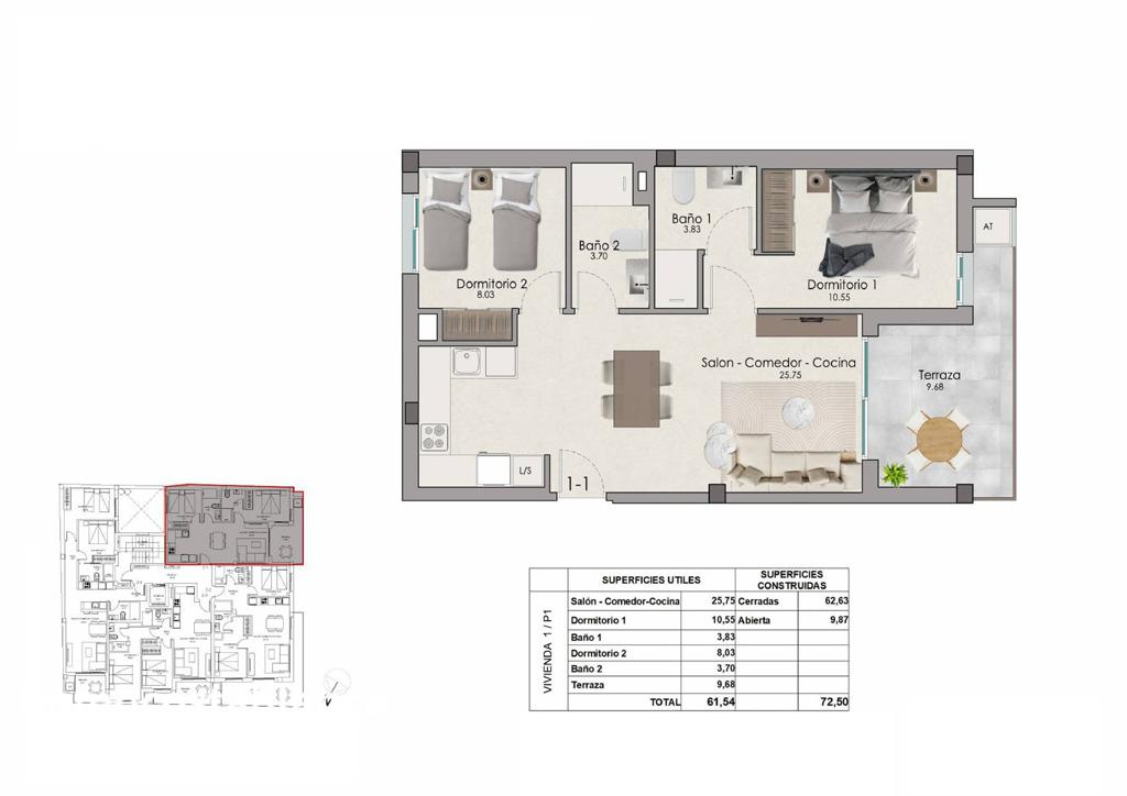 Квартира в Санта-Поле, 72 м², 263 000 €, фото 8, объявление 15452416