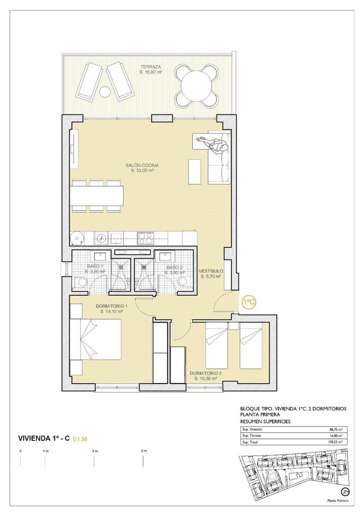 Квартира в Бенидорме, 88 м², 345 000 €, фото 6, объявление 68847536