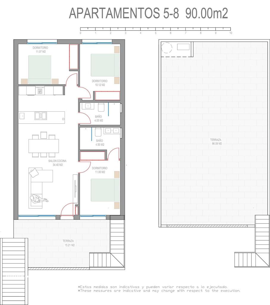 Коттедж в Пилар-де-ла-Орададе, 90 м², 370 000 €, фото 5, объявление 38543536