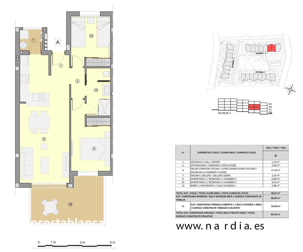 Квартира в Торревьехе, 84 м², 185 000 €, фото 9, объявление 1788896