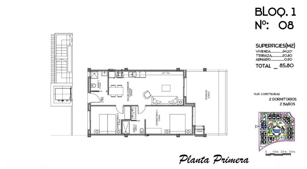 Квартира в Гвардамар-дель-Сегура, 86 м², 200 000 €, фото 2, объявление 46301856