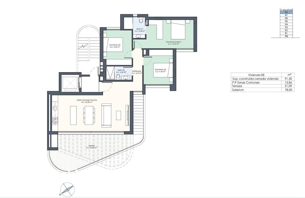 Квартира в Гвардамар-дель-Сегура, 91 м², 640 000 €, фото 4, объявление 64607536