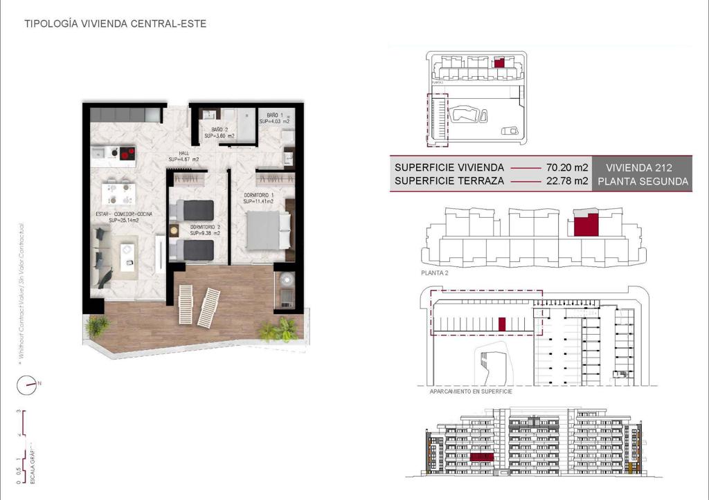 Квартира в Сан-Мигель-де-Салинасе, 70 м², 224 000 €, фото 6, объявление 37407536