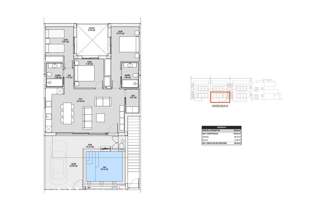 Квартира в Пилар-де-ла-Орададе, 104 м², 292 000 €, фото 10, объявление 53283616