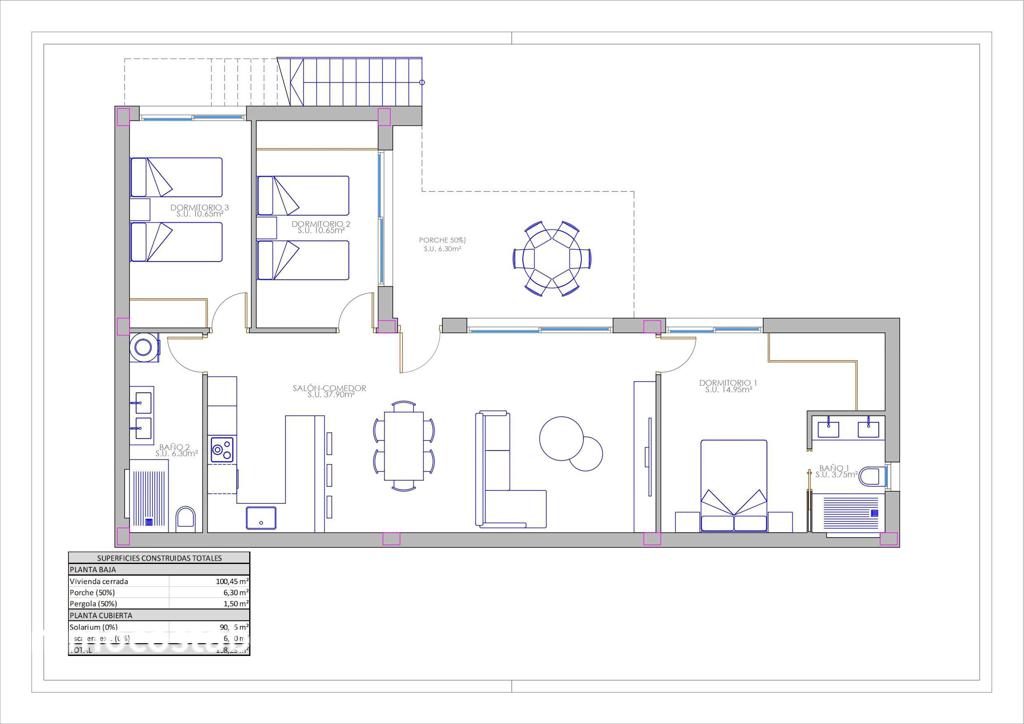 Вилла в Лос-Монтесиносе, 305 м², 422 000 €, фото 7, объявление 49631456