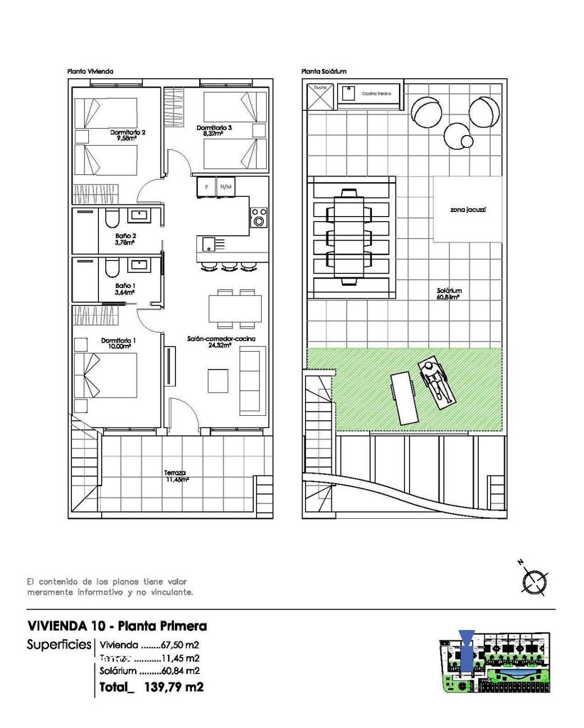 Коттедж в Пилар-де-ла-Орададе, 74 м², 325 000 €, фото 10, объявление 31887536