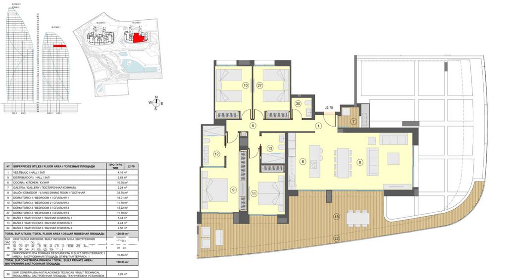 Квартира в Бенидорме, 198 м², 1 209 000 €, фото 1, объявление 29590656