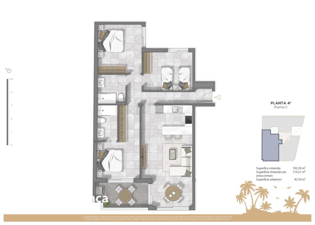 Квартира в Гвардамар-дель-Сегура, 93 м², 550 000 €, фото 8, объявление 34273216