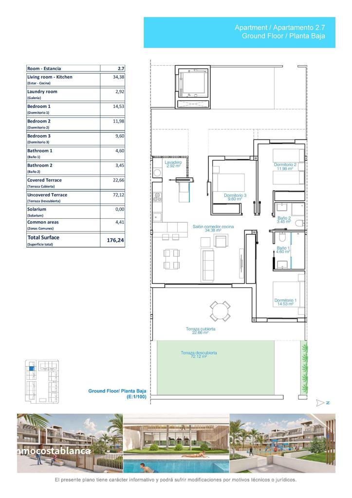 Квартира в Пилар-де-ла-Орададе, 104 м², 420 000 €, фото 4, объявление 65495536