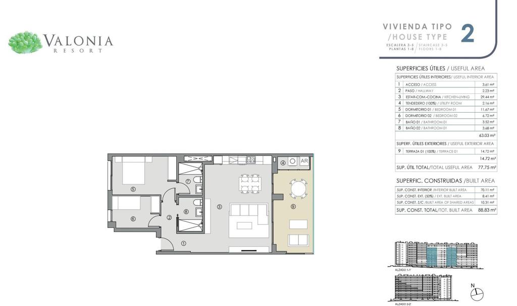 Квартира в Торревьехе, 89 м², 320 000 €, фото 10, объявление 4170576