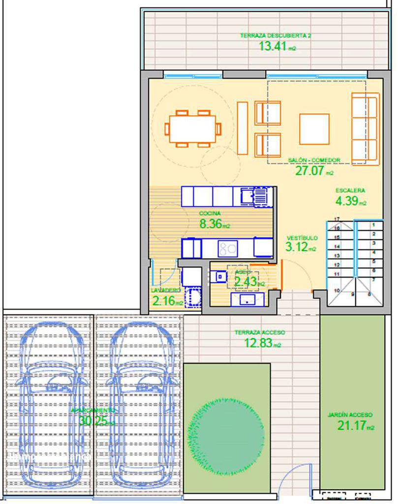 Таунхаус в Аликанте, 240 м², 612 000 €, фото 8, объявление 53989448