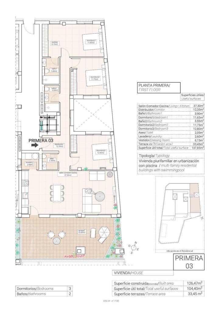 Квартира в Ондон-де-лас-Ньевес, 126 м², 280 000 €, фото 4, объявление 74287536