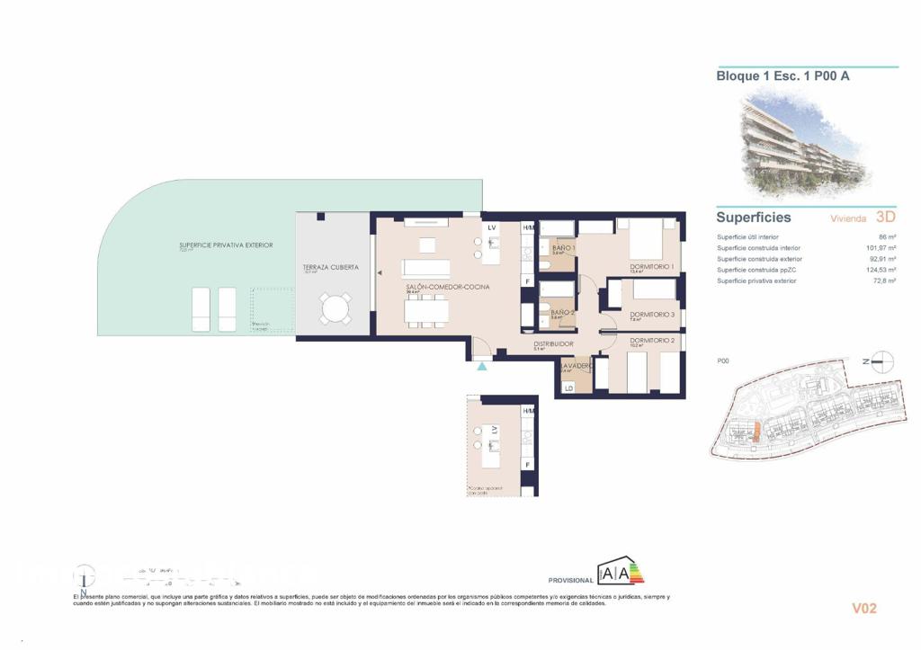 Квартира в Дении, 101 м², 450 000 €, фото 6, объявление 73239536