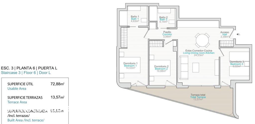 Квартира в Вильяхойосе, 85 м², 515 000 €, фото 10, объявление 27583536