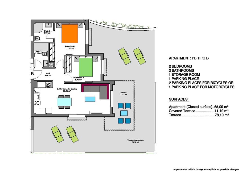 Квартира в Ориуэла Коста, 65 м², 283 000 €, фото 7, объявление 77167536