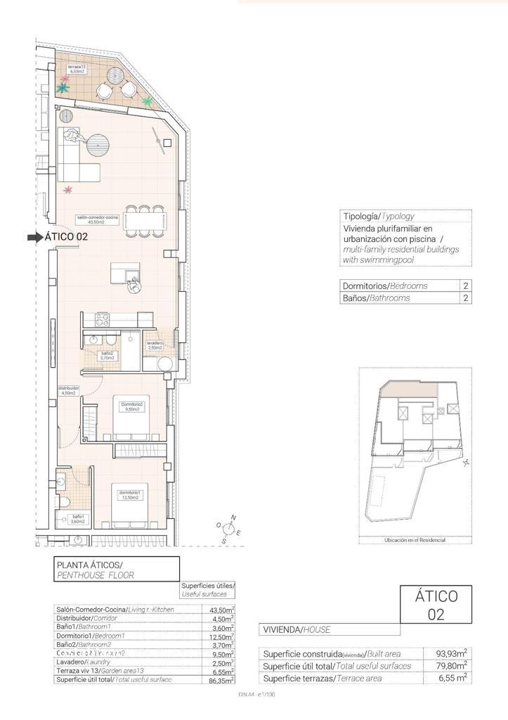 Квартира в Ондон-де-лас-Ньевес, 93 м², 220 000 €, фото 1, объявление 3087536