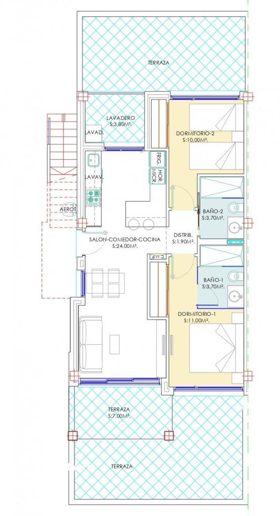 Коттедж в Торревьехе, 63 м², 275 000 €, фото 7, объявление 54047456