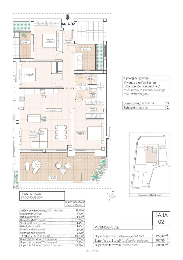 Квартира в Ондон-де-лас-Ньевес, 127 м², 305 000 €, фото 5, объявление 58287536