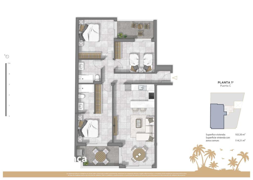 Квартира в Гвардамар-дель-Сегура, 93 м², 400 000 €, фото 8, объявление 18273216