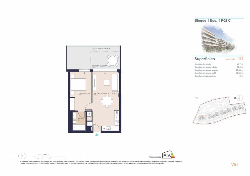 Квартира в Дении, 51 м², 242 000 €, фото 4, объявление 9600416