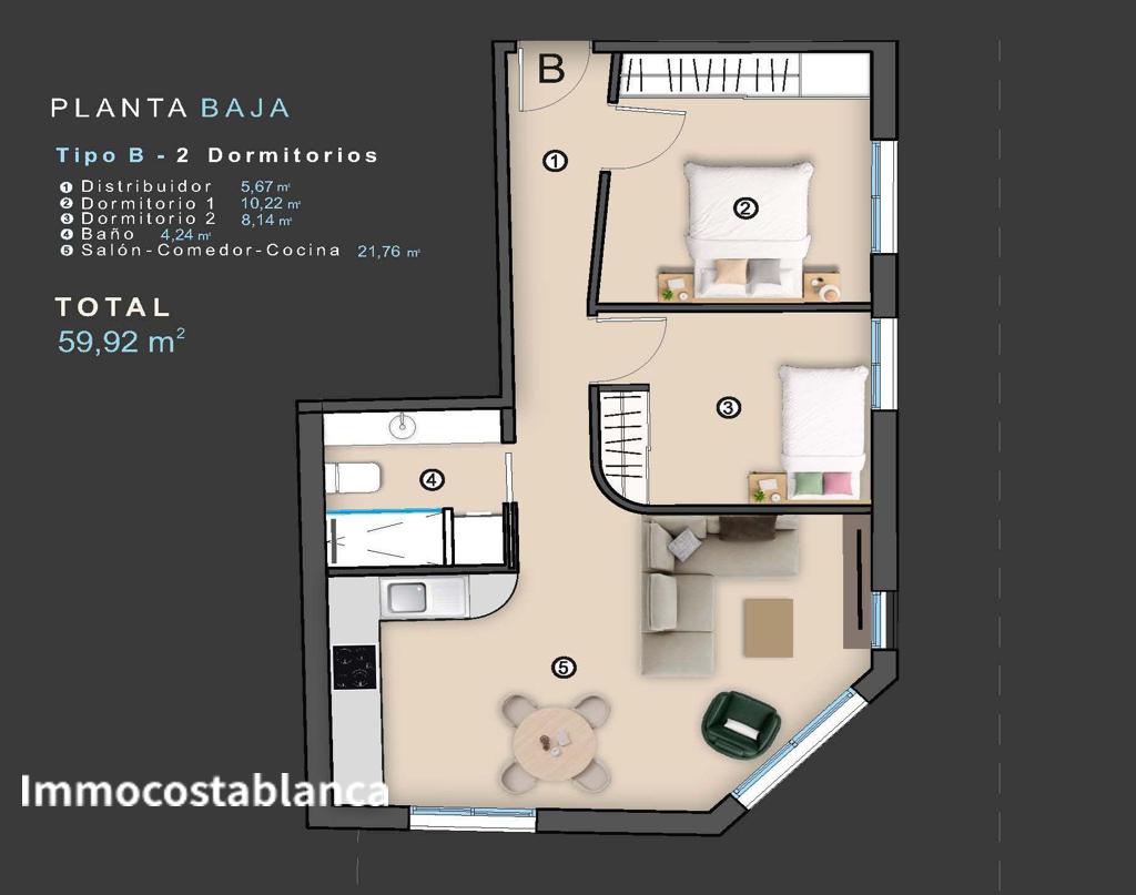 Квартира в Торревьехе, 59 м², 183 000 €, фото 10, объявление 3641216