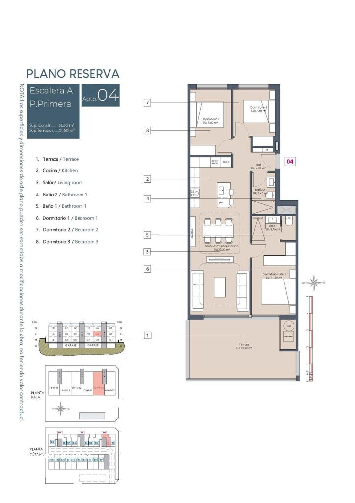 Квартира в Сьюдад-Кесада, 81 м², 290 000 €, фото 8, объявление 73016416