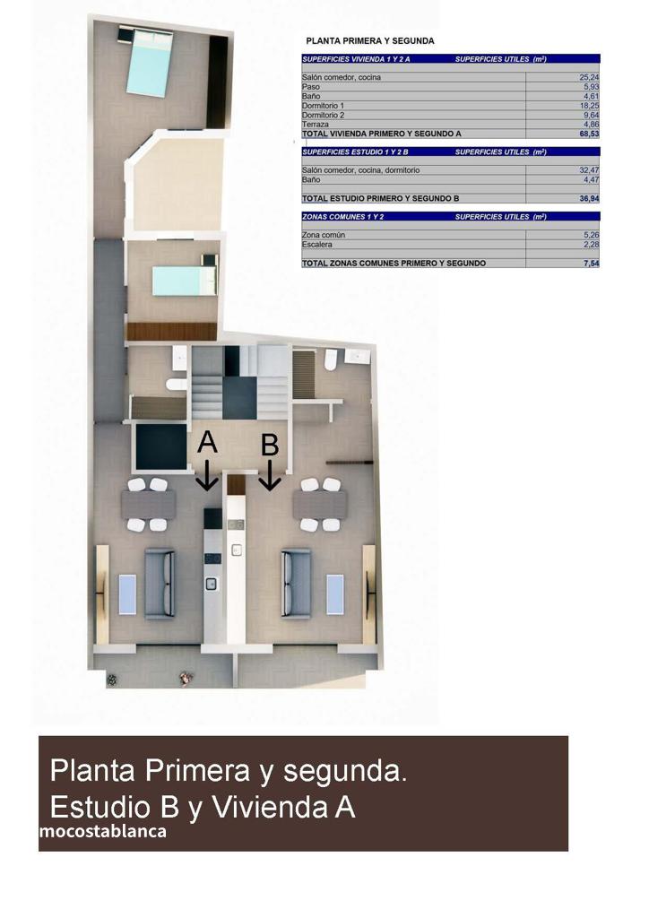 Квартира в Торревьехе, 36 м², 175 000 €, фото 7, объявление 5647536