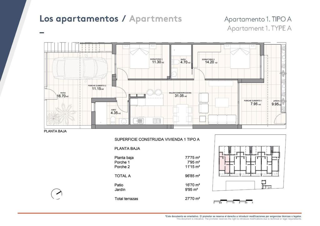 Коттедж в Пилар-де-ла-Орададе, 79 м², 270 000 €, фото 6, объявление 61247536