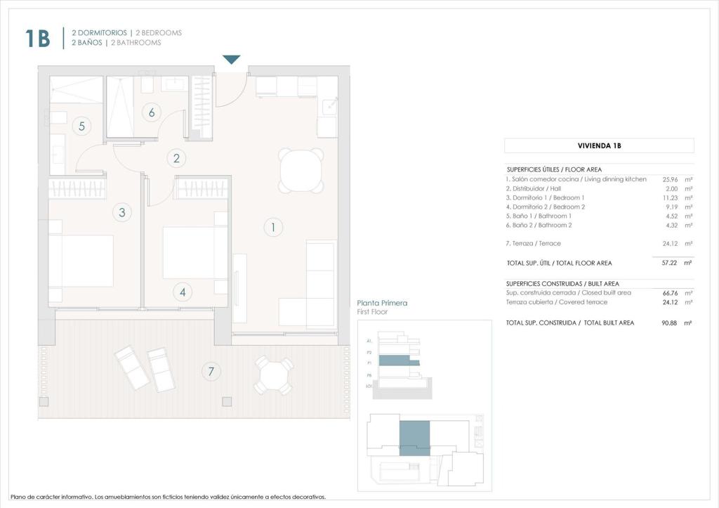 Квартира в Сьюдад-Кесада, 66 м², 285 000 €, фото 4, объявление 34896416