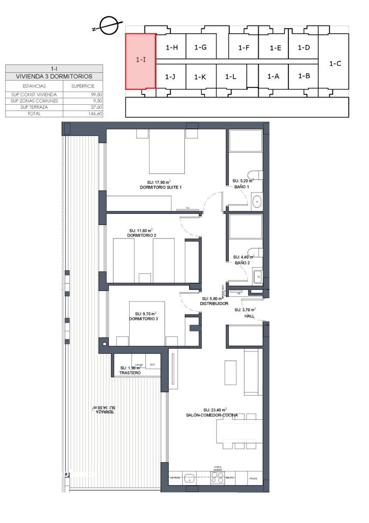 Квартира в Сьюдад-Кесада, 91 м², 354 000 €, фото 7, объявление 56607536
