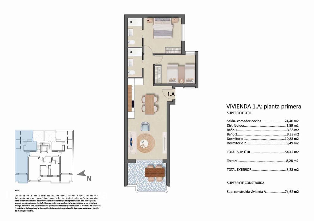 Квартира в Пилар-де-ла-Орададе, 74 м², 296 000 €, фото 7, объявление 62703536