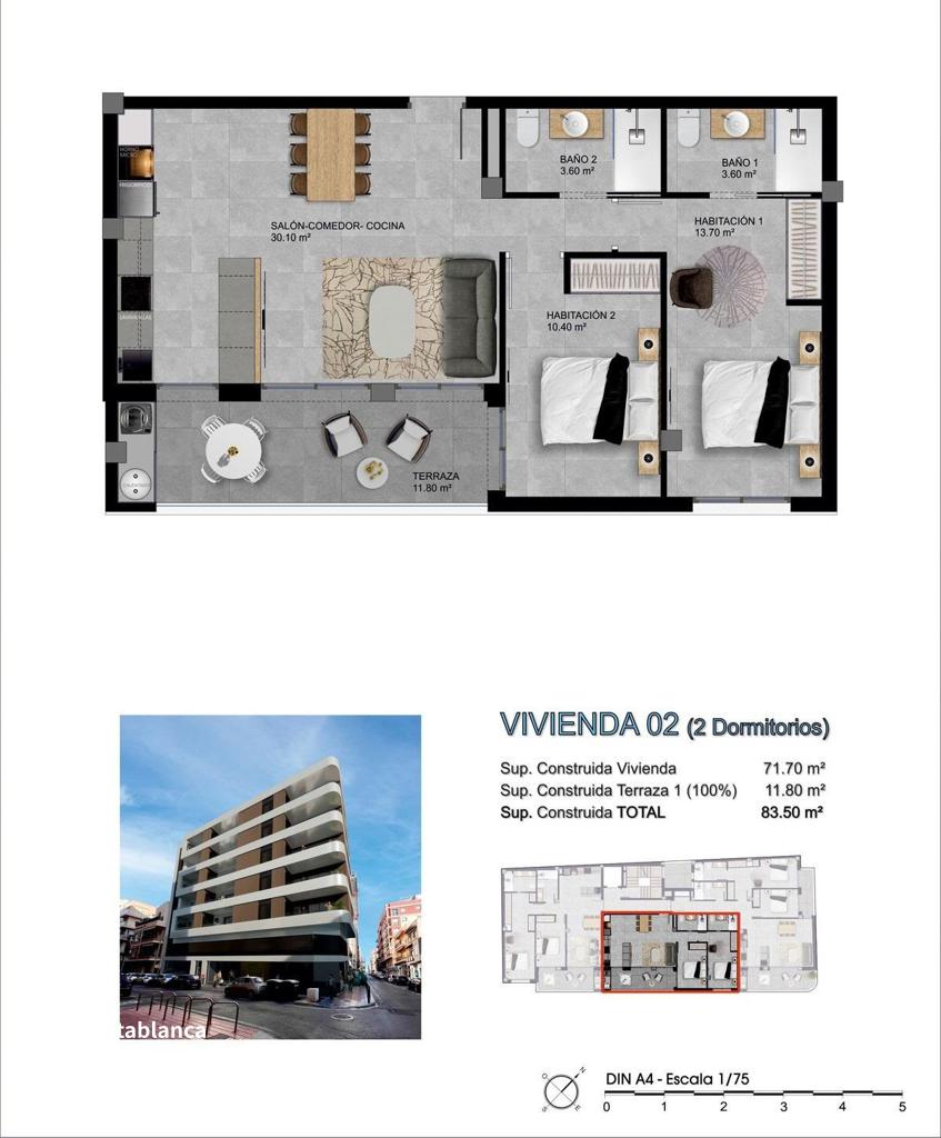 Квартира в Санта-Поле, 71 м², 263 000 €, фото 8, объявление 42039536