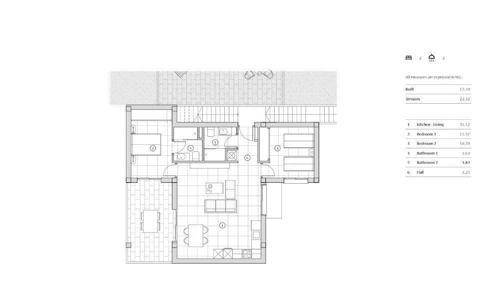 Квартира в Альгорфе, 103 м², 259 000 €, фото 10, объявление 64595456