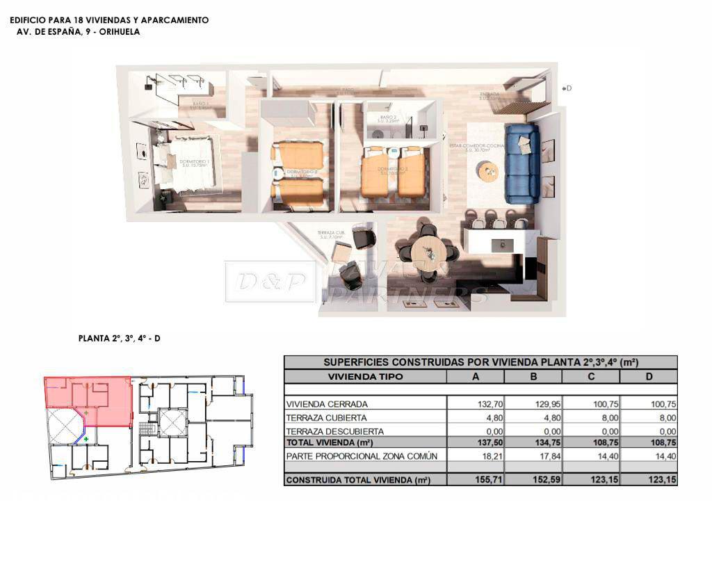 Квартира в Ориуэле, 108 м², 306 000 €, фото 5, объявление 9097856